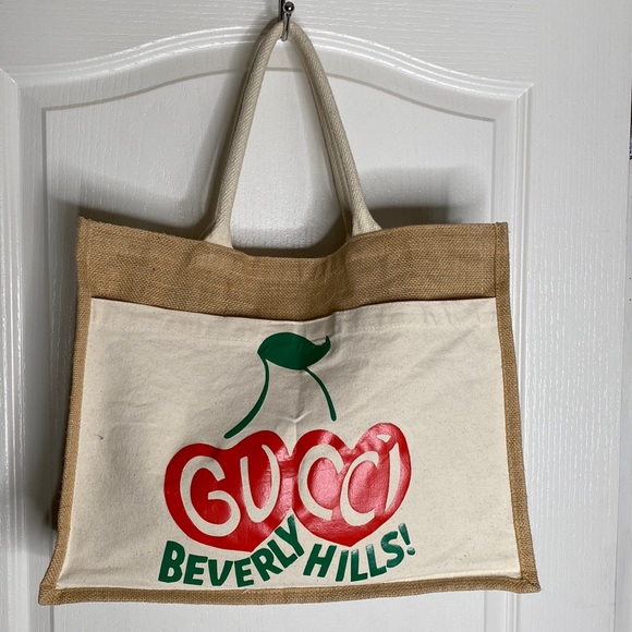 Handbags - GG CHERRY TOTE